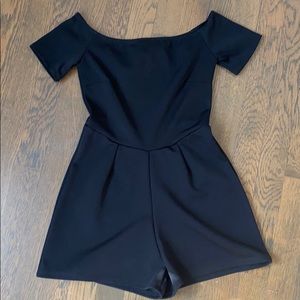 Off the shoulder romper